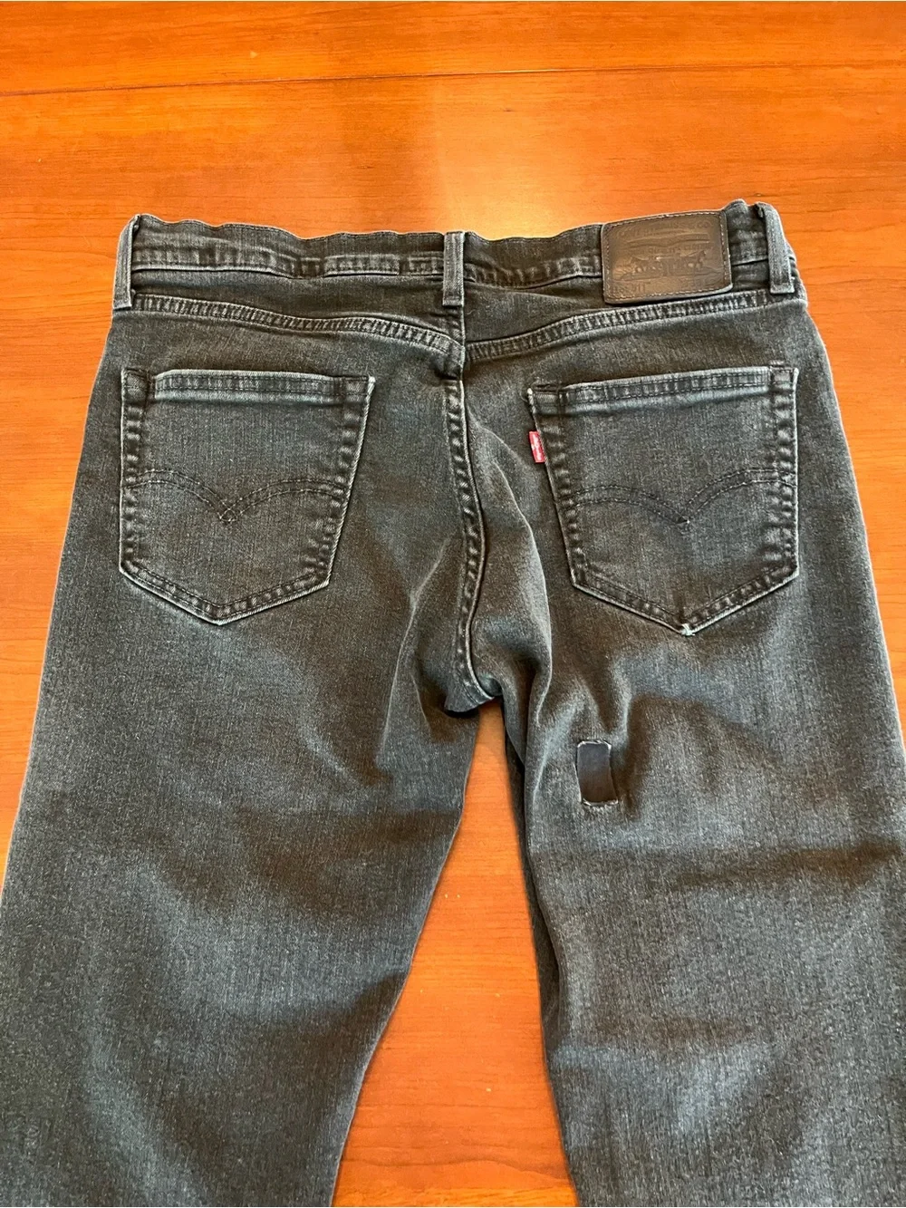 Levi's 511 Slim Fit Black Jean Waterless Men's Denim W33 L34